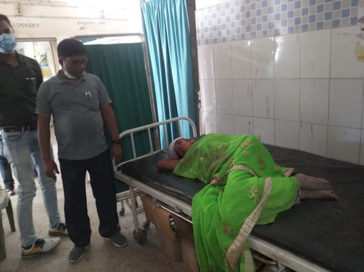 पानापुर पुलिस का अमानवीय करतूत,,गेंहू काटने गई महिला को  पीटा