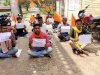 अखिल भारतीय विद्यार्थी परिषद ने विभिन्न मांगों को लेकर दिया धरना प्रदर्शन।