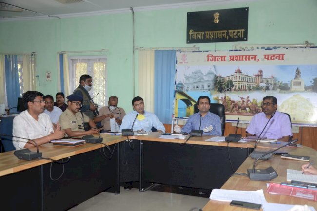 पटना जिला प्रशासन ने कोरोना संकट से निजात हेतु कसी कमर, गरीबों में किया जाएगा खाने का वितरण
