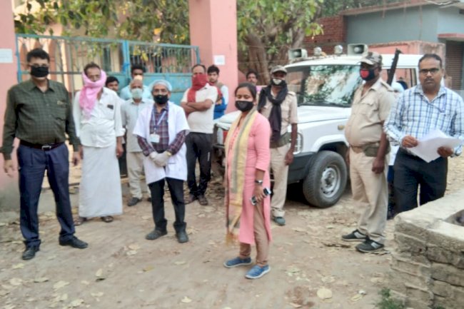 प्रखंड प्रशासन ने 36 लोगों को क्वारन्टाइन सेंटर से 14 दिनों के उपरांत भेजा घर