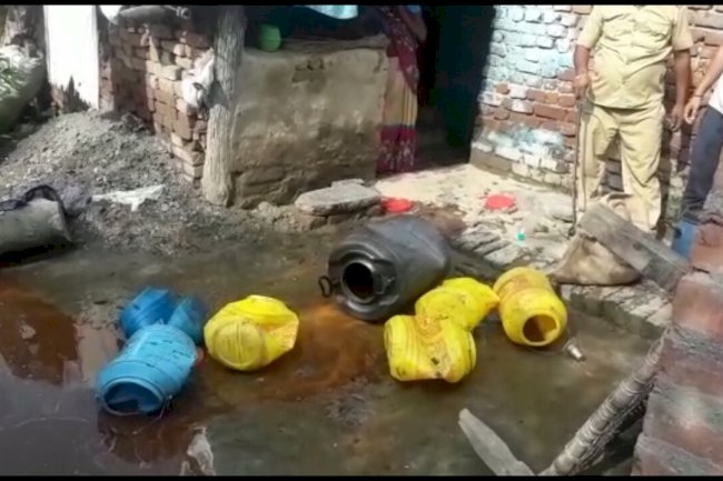 अथमलगोला में 34 लीटर देशी शराब के साथ एक गिरफ्तार।