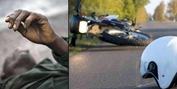 करपी में मोटरसाइकिल के धक्के से एक मजदूर जख्मी