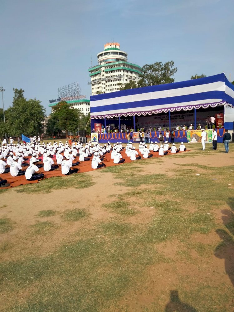 अंतराष्ट्रीय योग दिवस के उपलक्ष्य में जिला गंगा समिति पटना के तत्वाधान में भव्य *"योगा शिविर"* का आयोजन