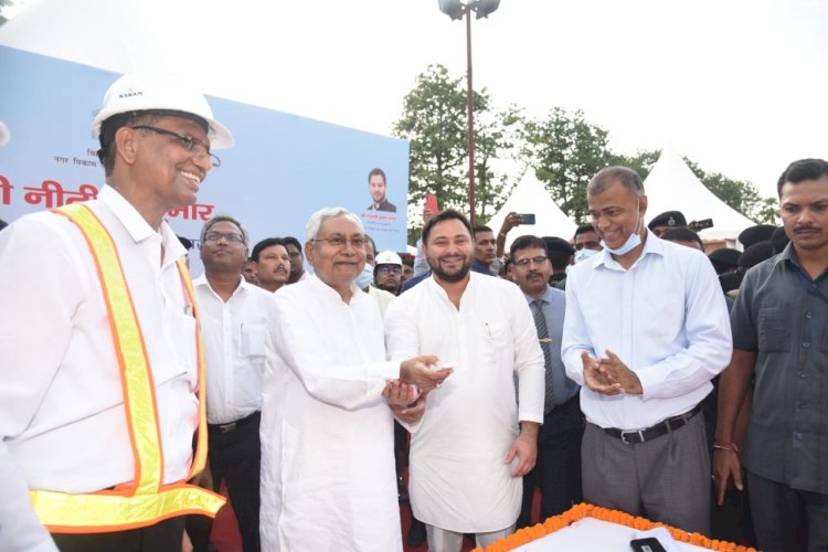 मुख्यमंत्री ने पटना मेट्रो रेल परियोजना के भूमिगत कार्य का किया शुभारंभ