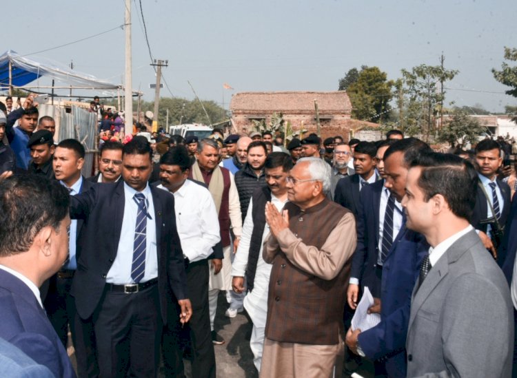 मुख्यमंत्री ने 'समाधान यात्रा' के क्रम में सहरसा जिले में विकास योजनाओं का लिया जायजा
