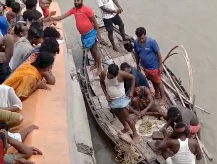 जल भरने के क्रम में उमानाथ घाट पर गंगा नदी में डूबे हुए युवक का शव बरामद