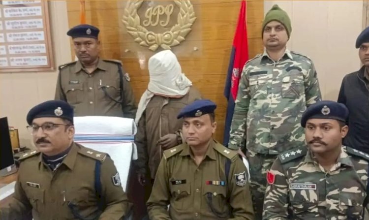 पांच वर्षो से फरार नक्सली छोटेलाल कोडा उर्फ माधव कोडा गिरफ्तार ।