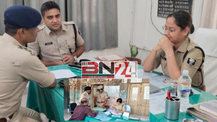 ​खुसरूपुर और बाढ़ थानों का एसपी (ग्रामीण) ने किया औचक निरीक्षण, लंबित कांडों के निष्पादन का निर्देश