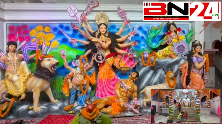 सप्तमी पर खुला माता विंध्यवासिनी मंदिर का पट, जय माता दी के जयकारों से गूंज उठा बिंद गांव