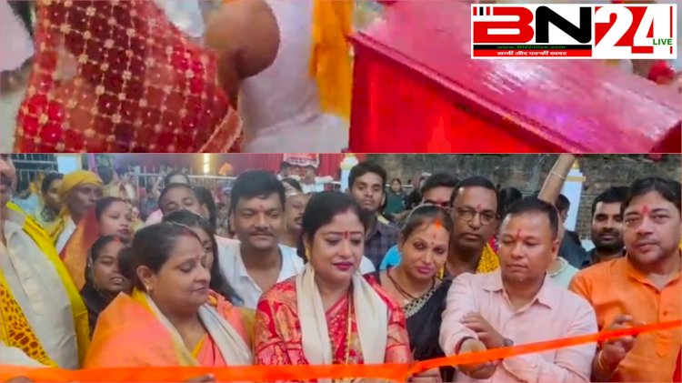 मननपुर बाजार सहित विभिन्न दुर्गा मंदिरों में निकली बेलभरनी जुलूस, जय दुर्गे के नारों से गूंजा इलाका